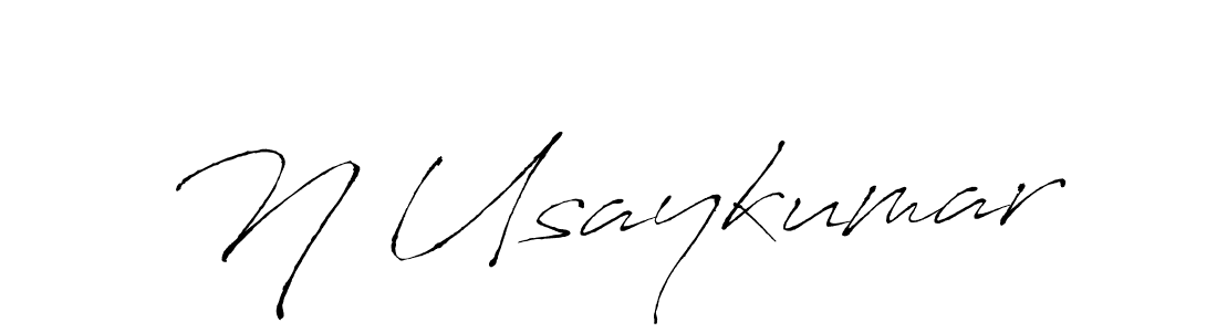 Make a short N Usaykumar signature style. Manage your documents anywhere anytime using Antro_Vectra. Create and add eSignatures, submit forms, share and send files easily. N Usaykumar signature style 6 images and pictures png