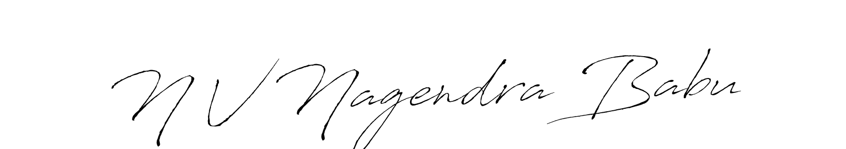 Make a beautiful signature design for name N V Nagendra Babu. Use this online signature maker to create a handwritten signature for free. N V Nagendra Babu signature style 6 images and pictures png