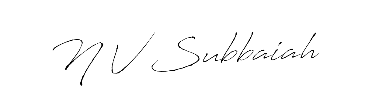 You can use this online signature creator to create a handwritten signature for the name N V Subbaiah. This is the best online autograph maker. N V Subbaiah signature style 6 images and pictures png