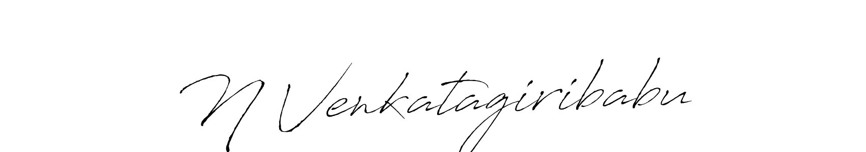 This is the best signature style for the N Venkatagiribabu name. Also you like these signature font (Antro_Vectra). Mix name signature. N Venkatagiribabu signature style 6 images and pictures png