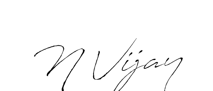 Similarly Antro_Vectra is the best handwritten signature design. Signature creator online .You can use it as an online autograph creator for name N Vijay. N Vijay signature style 6 images and pictures png