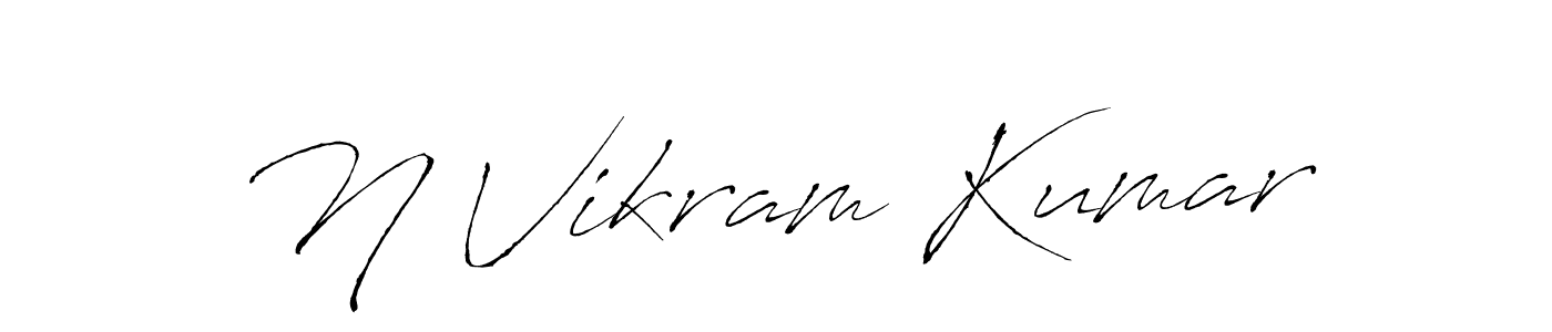 Make a short N Vikram Kumar signature style. Manage your documents anywhere anytime using Antro_Vectra. Create and add eSignatures, submit forms, share and send files easily. N Vikram Kumar signature style 6 images and pictures png