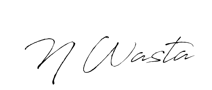 Make a short N Wasta signature style. Manage your documents anywhere anytime using Antro_Vectra. Create and add eSignatures, submit forms, share and send files easily. N Wasta signature style 6 images and pictures png