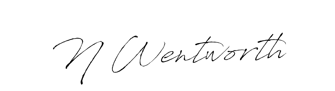 Use a signature maker to create a handwritten signature online. With this signature software, you can design (Antro_Vectra) your own signature for name N Wentworth. N Wentworth signature style 6 images and pictures png