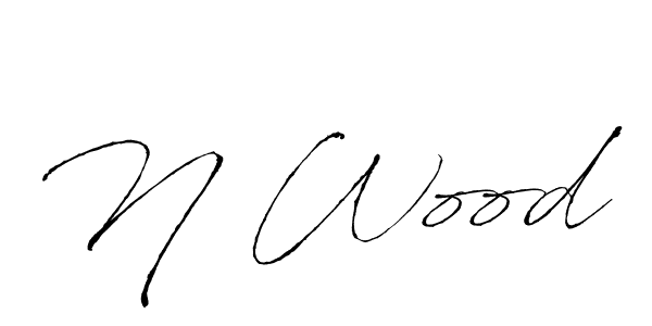 Make a beautiful signature design for name N Wood. Use this online signature maker to create a handwritten signature for free. N Wood signature style 6 images and pictures png