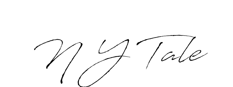 Design your own signature with our free online signature maker. With this signature software, you can create a handwritten (Antro_Vectra) signature for name N Y Tale. N Y Tale signature style 6 images and pictures png