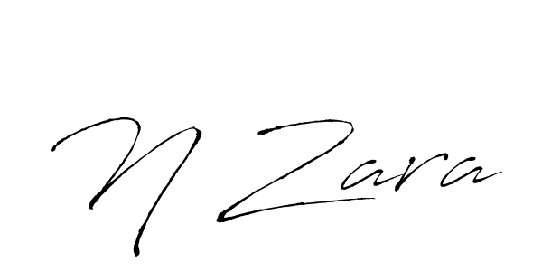 The best way (Antro_Vectra) to make a short signature is to pick only two or three words in your name. The name N Zara include a total of six letters. For converting this name. N Zara signature style 6 images and pictures png