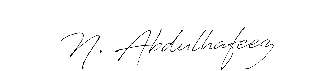 This is the best signature style for the N. Abdulhafeez name. Also you like these signature font (Antro_Vectra). Mix name signature. N. Abdulhafeez signature style 6 images and pictures png