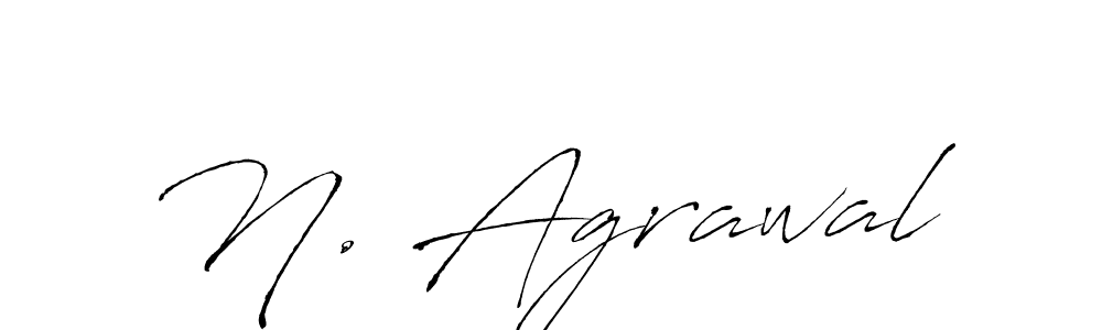 How to make N. Agrawal signature? Antro_Vectra is a professional autograph style. Create handwritten signature for N. Agrawal name. N. Agrawal signature style 6 images and pictures png