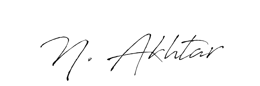 How to make N. Akhtar signature? Antro_Vectra is a professional autograph style. Create handwritten signature for N. Akhtar name. N. Akhtar signature style 6 images and pictures png