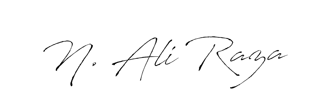 The best way (Antro_Vectra) to make a short signature is to pick only two or three words in your name. The name N. Ali Raza include a total of six letters. For converting this name. N. Ali Raza signature style 6 images and pictures png