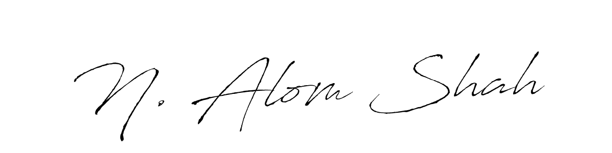 Once you've used our free online signature maker to create your best signature Antro_Vectra style, it's time to enjoy all of the benefits that N. Alom Shah name signing documents. N. Alom Shah signature style 6 images and pictures png