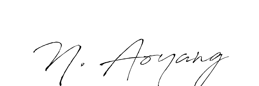 Create a beautiful signature design for name N. Aoyang. With this signature (Antro_Vectra) fonts, you can make a handwritten signature for free. N. Aoyang signature style 6 images and pictures png