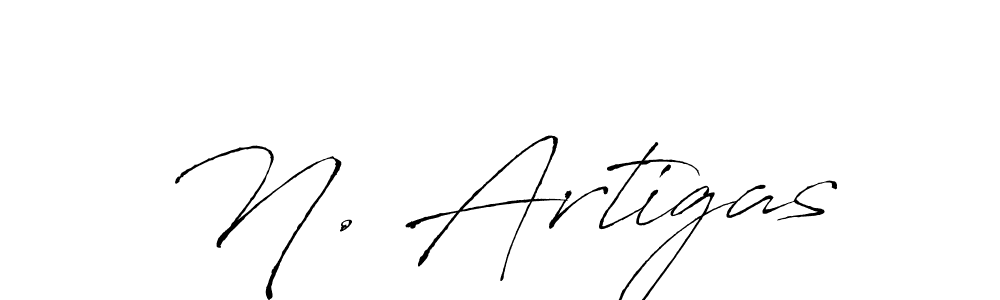 N. Artigas stylish signature style. Best Handwritten Sign (Antro_Vectra) for my name. Handwritten Signature Collection Ideas for my name N. Artigas. N. Artigas signature style 6 images and pictures png