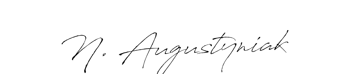 Also we have N. Augustyniak name is the best signature style. Create professional handwritten signature collection using Antro_Vectra autograph style. N. Augustyniak signature style 6 images and pictures png