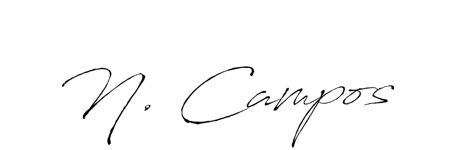 Once you've used our free online signature maker to create your best signature Antro_Vectra style, it's time to enjoy all of the benefits that N. Campos name signing documents. N. Campos signature style 6 images and pictures png