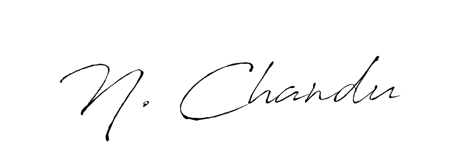 It looks lik you need a new signature style for name N. Chandu. Design unique handwritten (Antro_Vectra) signature with our free signature maker in just a few clicks. N. Chandu signature style 6 images and pictures png