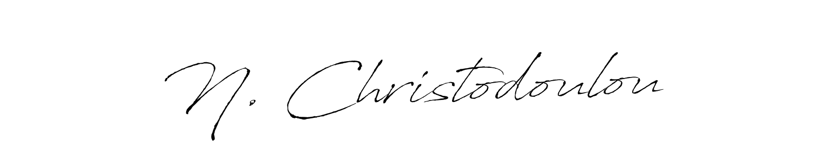 Use a signature maker to create a handwritten signature online. With this signature software, you can design (Antro_Vectra) your own signature for name N. Christodoulou. N. Christodoulou signature style 6 images and pictures png