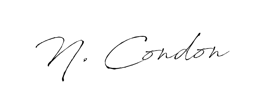 Also You can easily find your signature by using the search form. We will create N. Condon name handwritten signature images for you free of cost using Antro_Vectra sign style. N. Condon signature style 6 images and pictures png