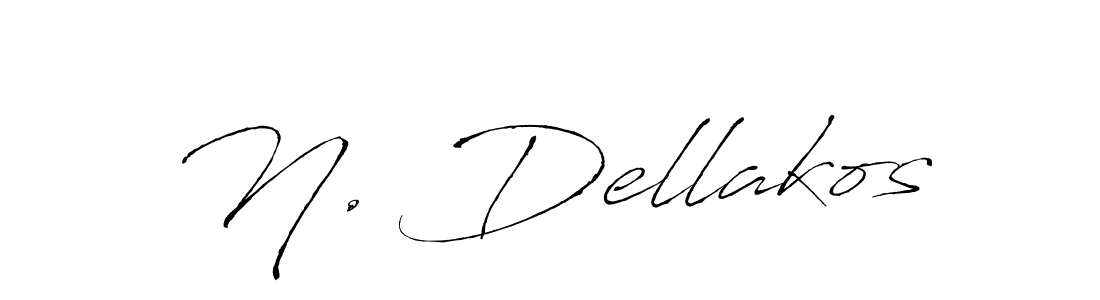 Antro_Vectra is a professional signature style that is perfect for those who want to add a touch of class to their signature. It is also a great choice for those who want to make their signature more unique. Get N. Dellakos name to fancy signature for free. N. Dellakos signature style 6 images and pictures png