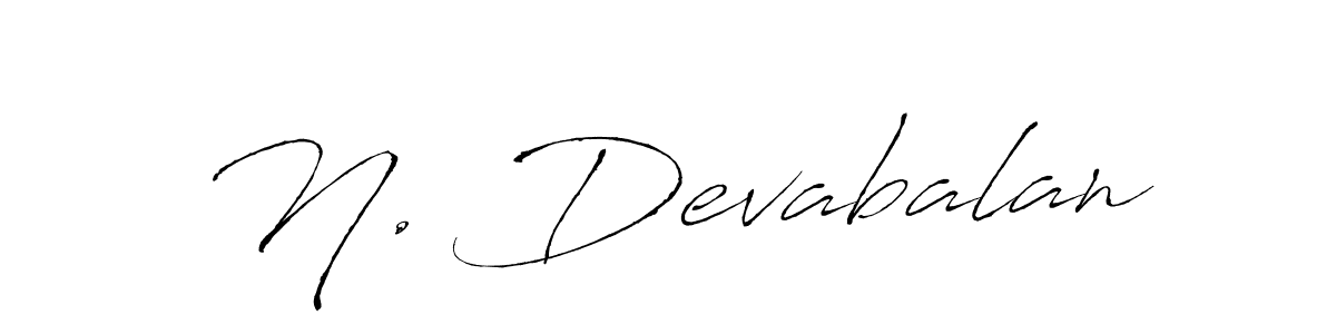 Also You can easily find your signature by using the search form. We will create N. Devabalan name handwritten signature images for you free of cost using Antro_Vectra sign style. N. Devabalan signature style 6 images and pictures png