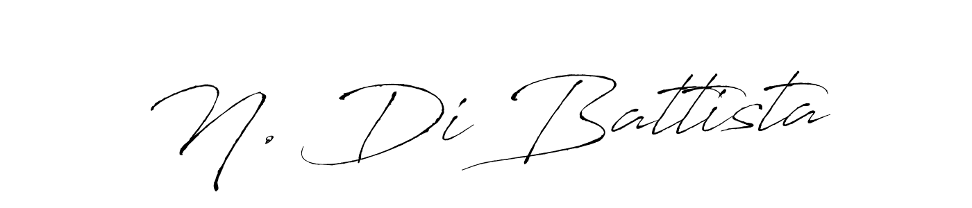 Make a beautiful signature design for name N. Di Battista. With this signature (Antro_Vectra) style, you can create a handwritten signature for free. N. Di Battista signature style 6 images and pictures png