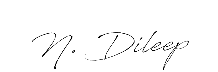 Best and Professional Signature Style for N. Dileep. Antro_Vectra Best Signature Style Collection. N. Dileep signature style 6 images and pictures png