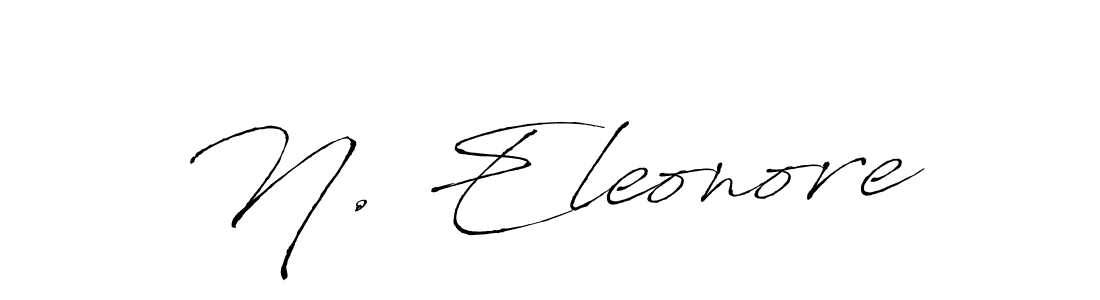 The best way (Antro_Vectra) to make a short signature is to pick only two or three words in your name. The name N. Eleonore include a total of six letters. For converting this name. N. Eleonore signature style 6 images and pictures png