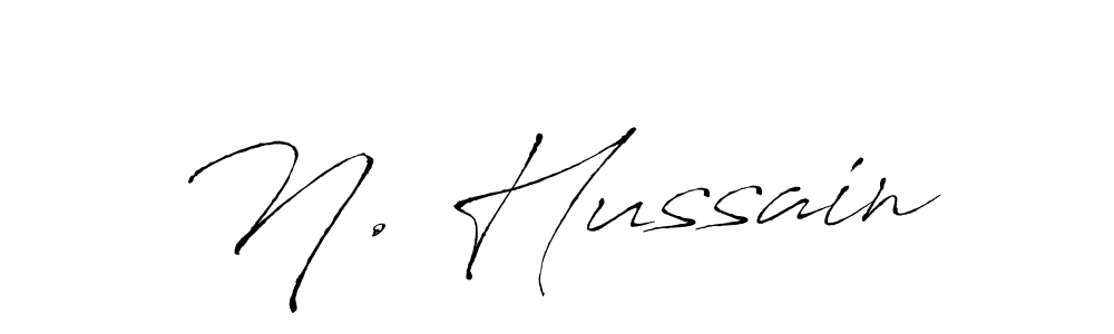 This is the best signature style for the N. Hussain name. Also you like these signature font (Antro_Vectra). Mix name signature. N. Hussain signature style 6 images and pictures png
