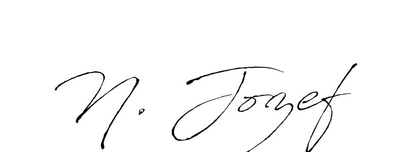 N. Jozef stylish signature style. Best Handwritten Sign (Antro_Vectra) for my name. Handwritten Signature Collection Ideas for my name N. Jozef. N. Jozef signature style 6 images and pictures png