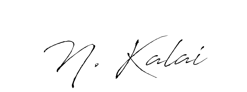 This is the best signature style for the N. Kalai name. Also you like these signature font (Antro_Vectra). Mix name signature. N. Kalai signature style 6 images and pictures png