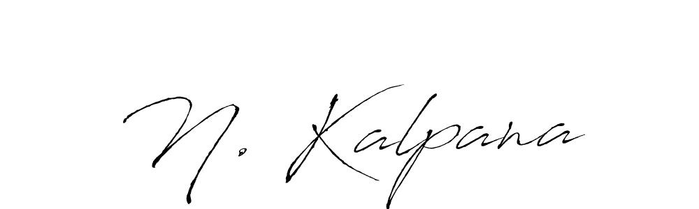 How to make N. Kalpana signature? Antro_Vectra is a professional autograph style. Create handwritten signature for N. Kalpana name. N. Kalpana signature style 6 images and pictures png