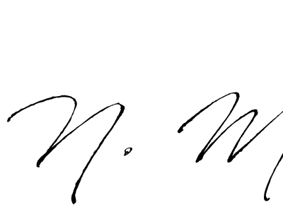 You should practise on your own different ways (Antro_Vectra) to write your name (N. M) in signature. don't let someone else do it for you. N. M signature style 6 images and pictures png