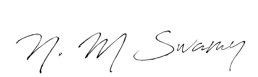 Also You can easily find your signature by using the search form. We will create N. M Swamy name handwritten signature images for you free of cost using Antro_Vectra sign style. N. M Swamy signature style 6 images and pictures png