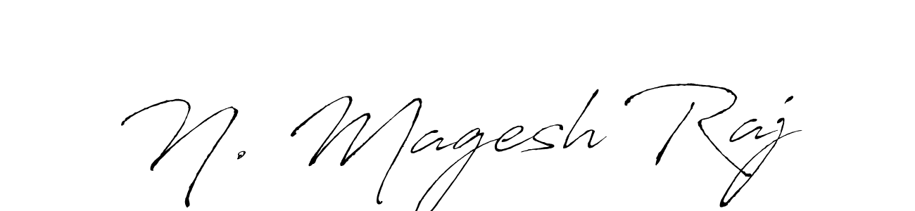 It looks lik you need a new signature style for name N. Magesh Raj. Design unique handwritten (Antro_Vectra) signature with our free signature maker in just a few clicks. N. Magesh Raj signature style 6 images and pictures png