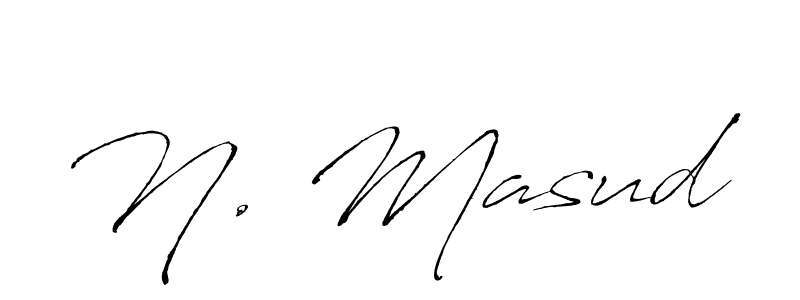 How to make N. Masud signature? Antro_Vectra is a professional autograph style. Create handwritten signature for N. Masud name. N. Masud signature style 6 images and pictures png