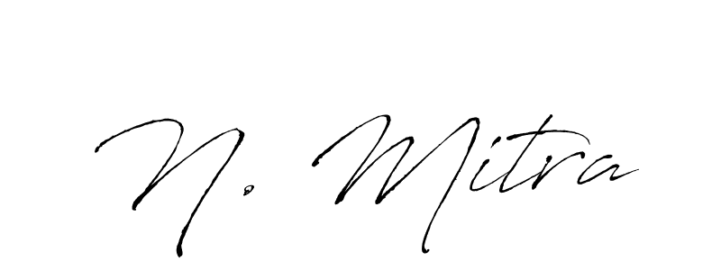 You should practise on your own different ways (Antro_Vectra) to write your name (N. Mitra) in signature. don't let someone else do it for you. N. Mitra signature style 6 images and pictures png