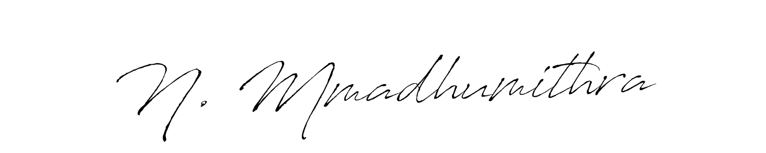 Use a signature maker to create a handwritten signature online. With this signature software, you can design (Antro_Vectra) your own signature for name N. Mmadhumithra. N. Mmadhumithra signature style 6 images and pictures png