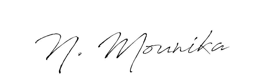 Best and Professional Signature Style for N. Mounika. Antro_Vectra Best Signature Style Collection. N. Mounika signature style 6 images and pictures png