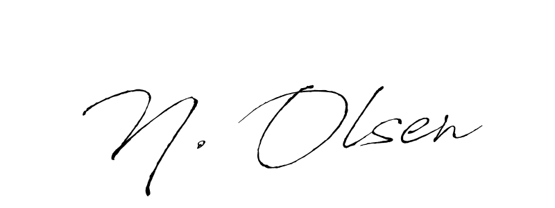 Similarly Antro_Vectra is the best handwritten signature design. Signature creator online .You can use it as an online autograph creator for name N. Olsen. N. Olsen signature style 6 images and pictures png