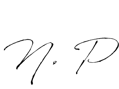 N. P stylish signature style. Best Handwritten Sign (Antro_Vectra) for my name. Handwritten Signature Collection Ideas for my name N. P. N. P signature style 6 images and pictures png