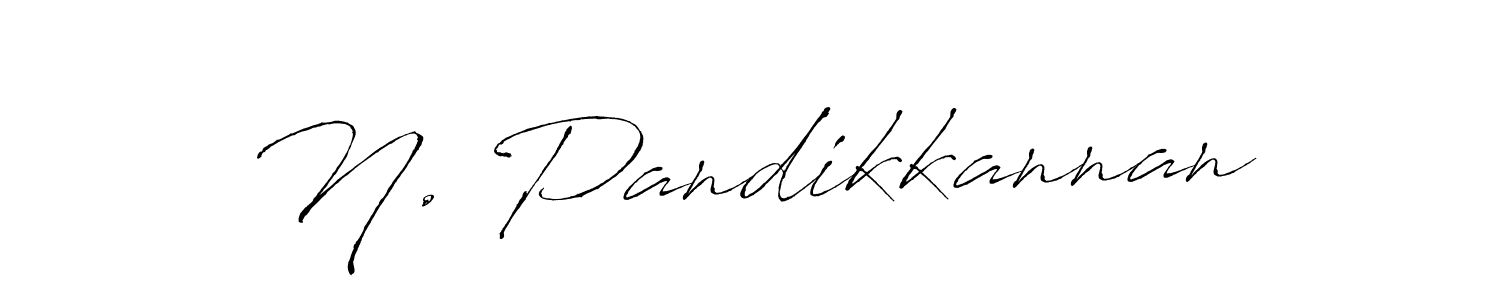 N. Pandikkannan stylish signature style. Best Handwritten Sign (Antro_Vectra) for my name. Handwritten Signature Collection Ideas for my name N. Pandikkannan. N. Pandikkannan signature style 6 images and pictures png