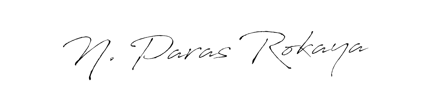 How to make N. Paras Rokaya signature? Antro_Vectra is a professional autograph style. Create handwritten signature for N. Paras Rokaya name. N. Paras Rokaya signature style 6 images and pictures png