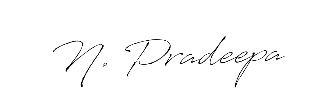 How to make N. Pradeepa signature? Antro_Vectra is a professional autograph style. Create handwritten signature for N. Pradeepa name. N. Pradeepa signature style 6 images and pictures png