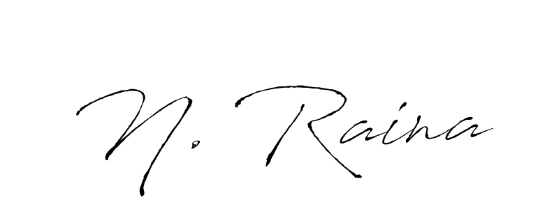 See photos of N. Raina official signature by Spectra . Check more albums & portfolios. Read reviews & check more about Antro_Vectra font. N. Raina signature style 6 images and pictures png