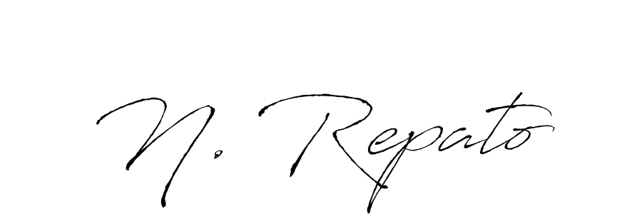 This is the best signature style for the N. Repato name. Also you like these signature font (Antro_Vectra). Mix name signature. N. Repato signature style 6 images and pictures png