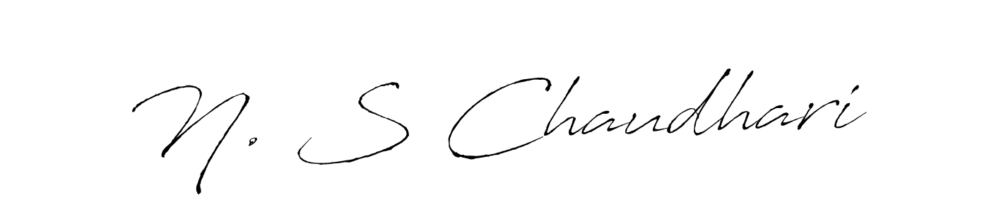 if you are searching for the best signature style for your name N. S Chaudhari. so please give up your signature search. here we have designed multiple signature styles  using Antro_Vectra. N. S Chaudhari signature style 6 images and pictures png