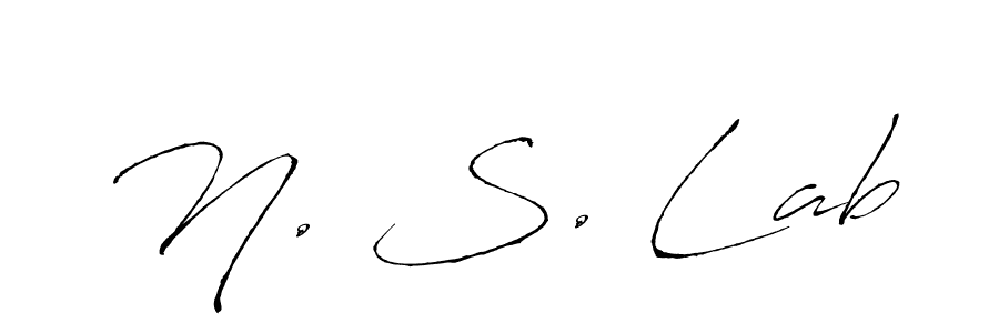 How to Draw N. S. Lab signature style? Antro_Vectra is a latest design signature styles for name N. S. Lab. N. S. Lab signature style 6 images and pictures png