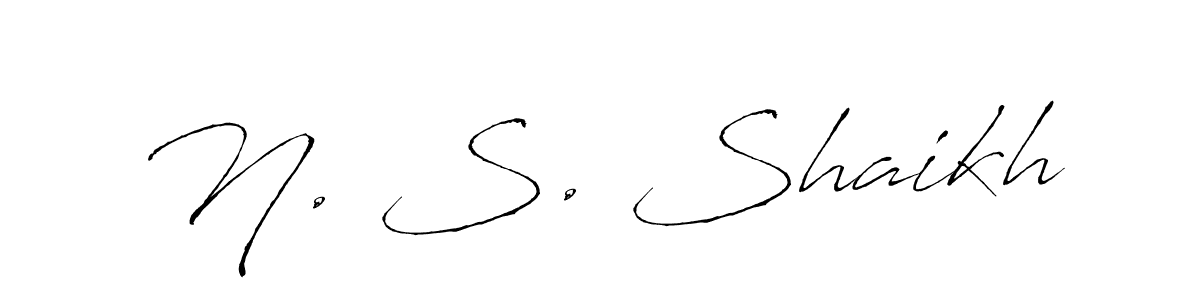 Similarly Antro_Vectra is the best handwritten signature design. Signature creator online .You can use it as an online autograph creator for name N. S. Shaikh. N. S. Shaikh signature style 6 images and pictures png