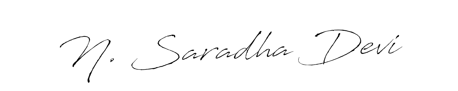 How to make N. Saradha Devi signature? Antro_Vectra is a professional autograph style. Create handwritten signature for N. Saradha Devi name. N. Saradha Devi signature style 6 images and pictures png